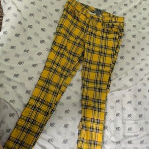 Grunge Yellow Tripp NYC High Waist T-Back Pants